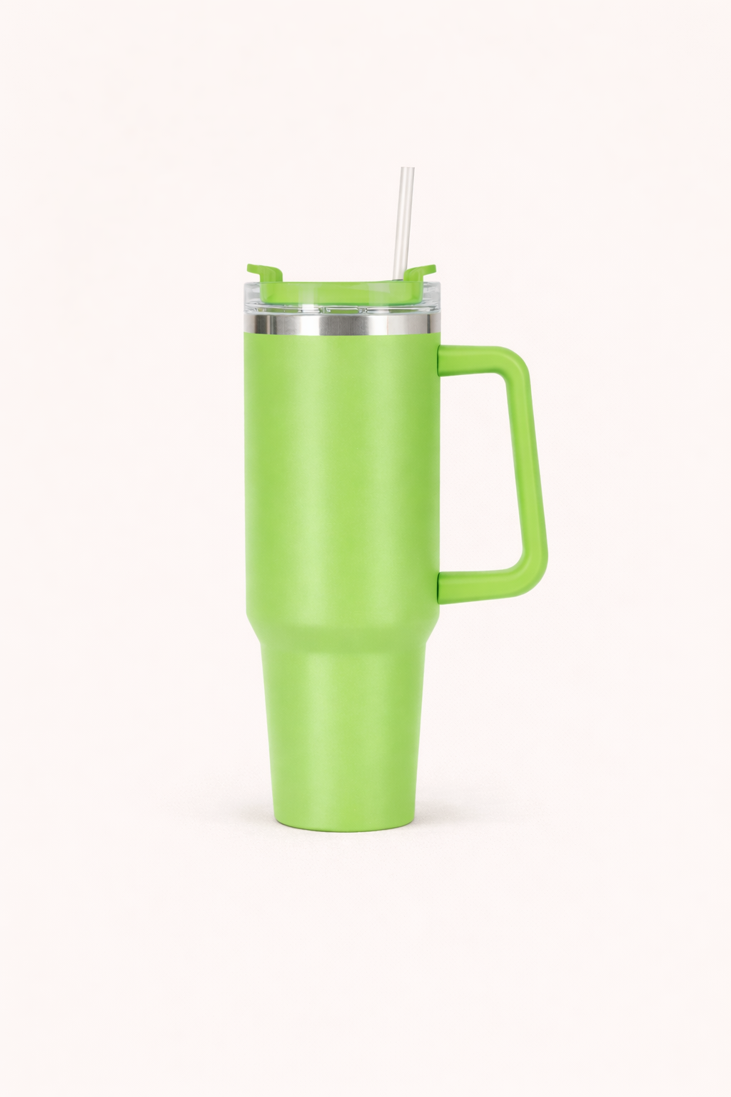 New 40oz Stainless Steel Car Cup Large Capacity Water Cup with Handle and Straw Double-walled Insulated Travel Mug Holiday Gifts